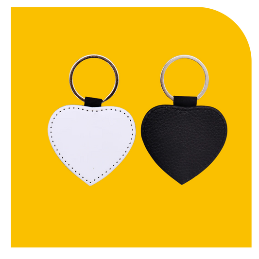 Heart Shaped Sublimation Keychain