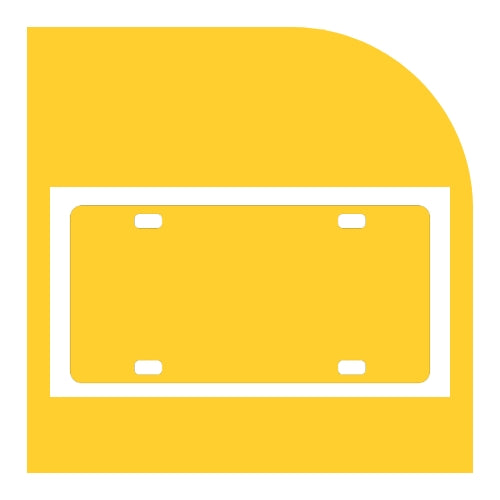 License Plate Template