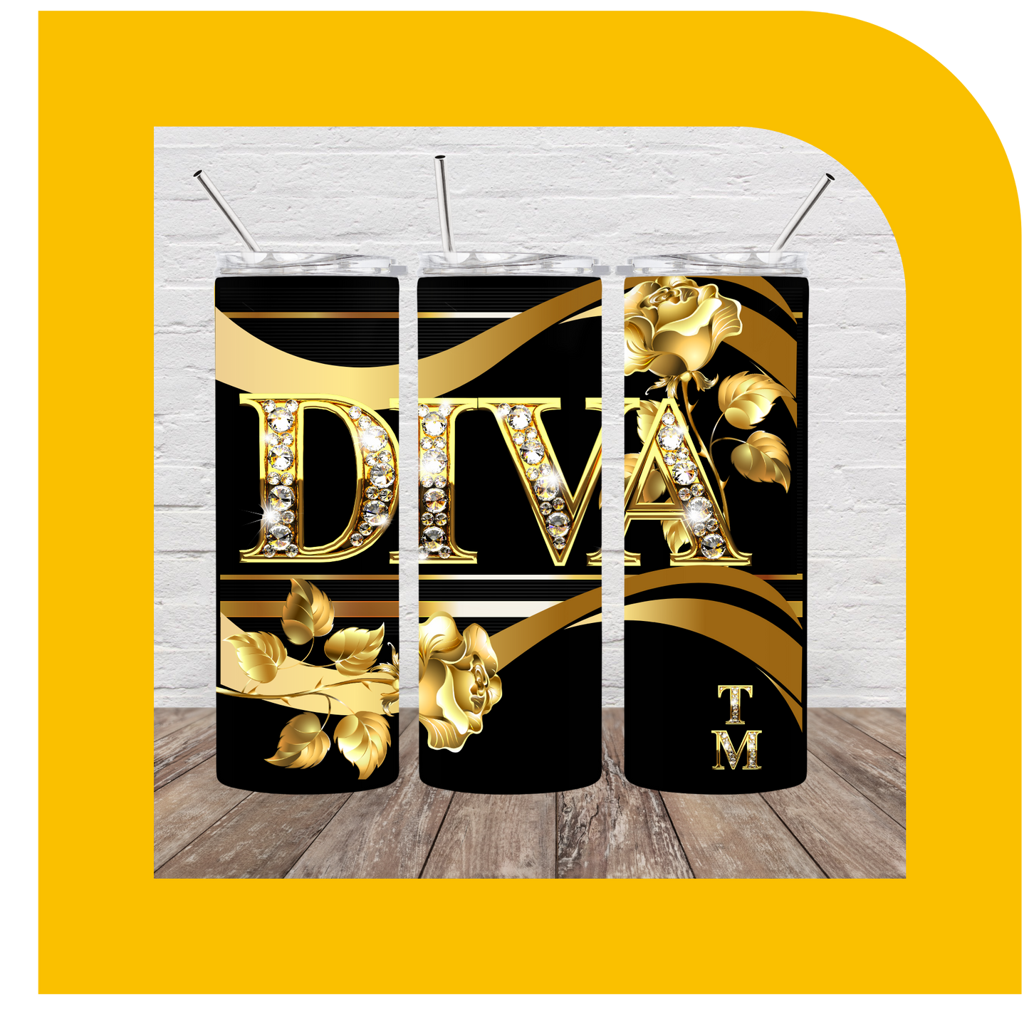Diva Tumbler PNG
